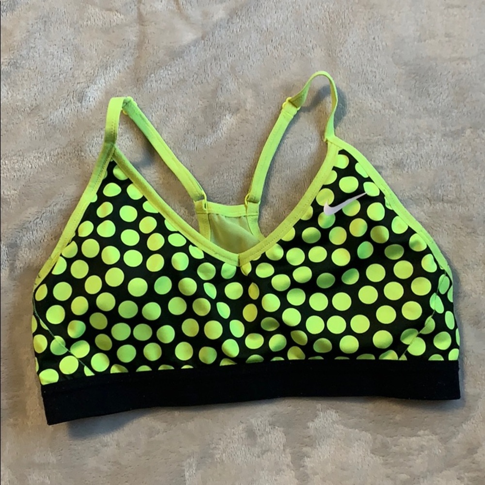 Nike Polkadot sports bra